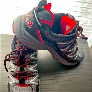 NWOT  Fila Mens Headway 6 Lace Up Multicolor 238587 Black Athletic Shoes